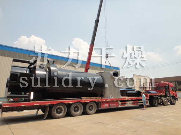 常州96视频在线干燥为广西客户定制的闪蒸干燥机和燃煤热风炉安排发货