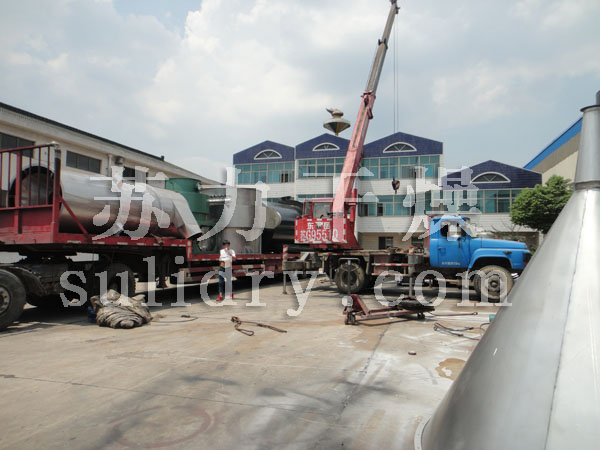 常州96视频在线干燥为广西客户定制的闪蒸干燥机和燃煤热风炉安排发货